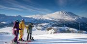 utsikt mot Gaustatoppen fra Gausta skisenter